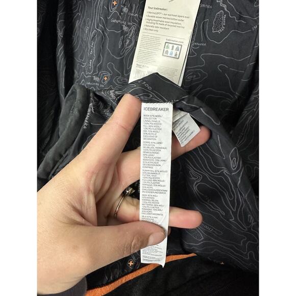 NWT Icebreaker Scout MerinoLOFT Merino Wool Lined Puff Jacket Mens XXL Hooded - Picture 10 of 10